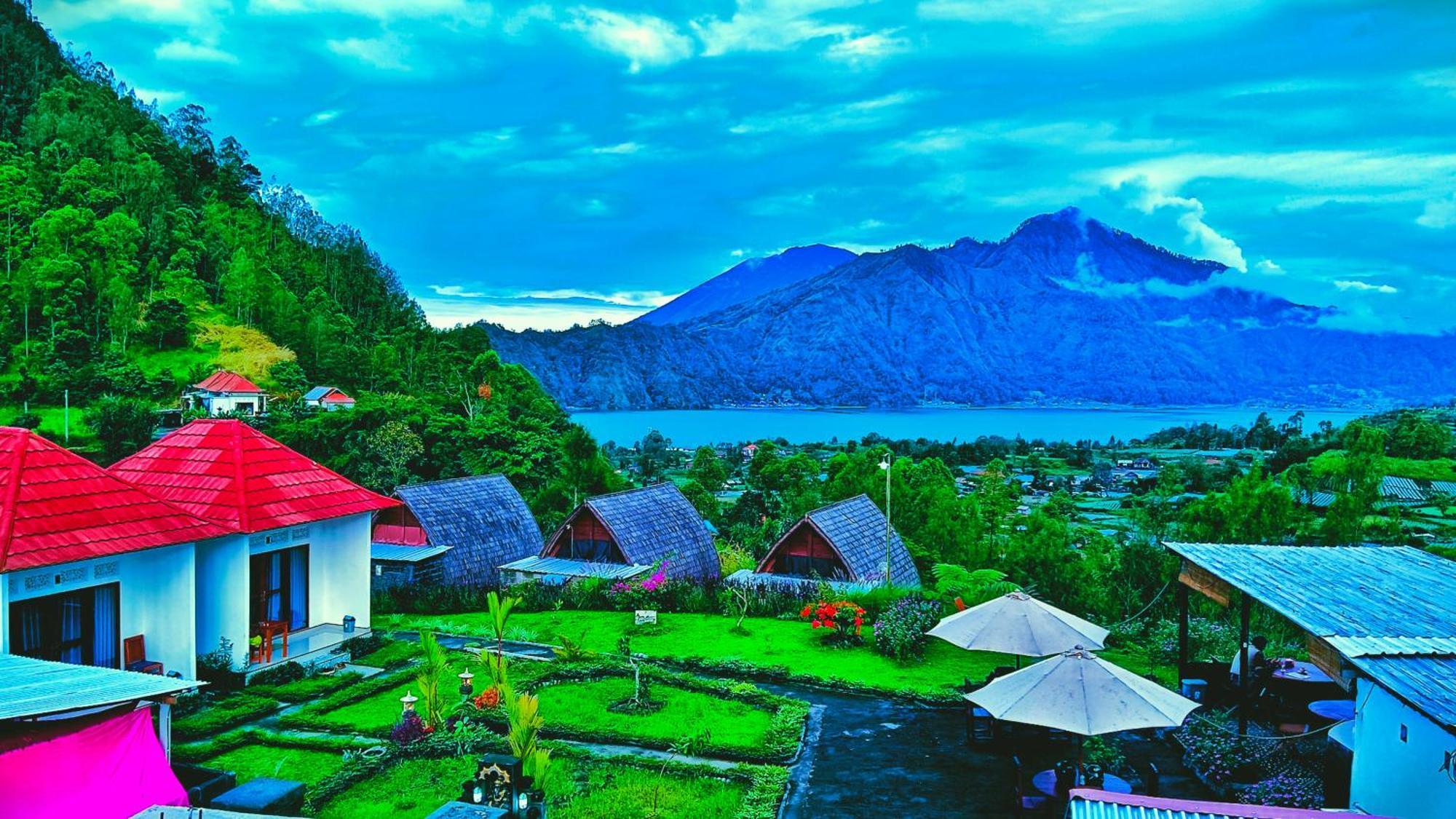 Bali Cottages Lake View Кинтамани Экстерьер фото